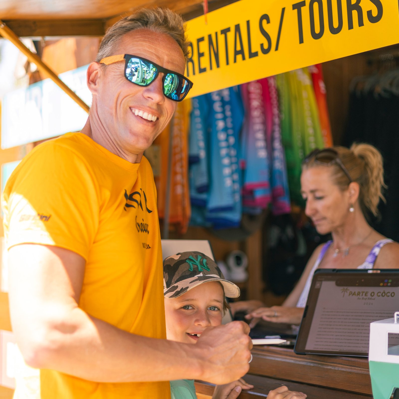 Parte o Côco beach setup